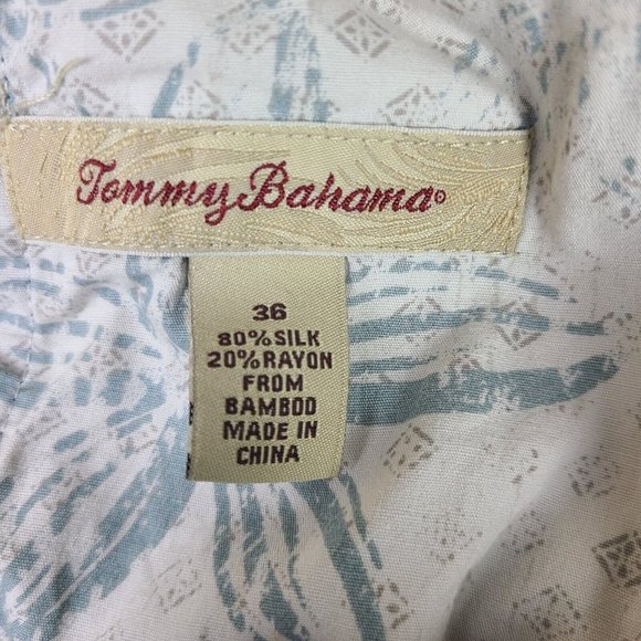 Tommy Bahama Flying‎ Fishbone Men’s Black Shorts Size 38 Silk Blend - Picture 6 of 9